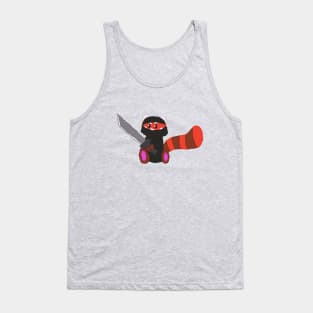 Red Panda Ninja Tank Top